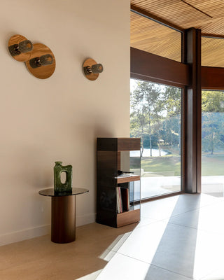 Enceinte connectée avec platine intégrée PR ALTA noyer