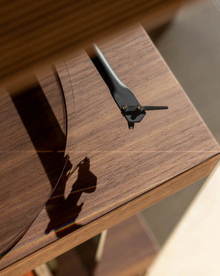 Enceinte connectée avec platine intégrée PR ALTA noyer