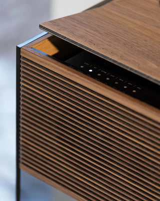 Enceinte connectée avec platine intégrée PR ALTA noyer
