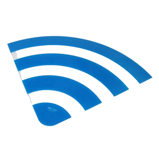 Éventail Wifi par ATYPYK. Un accessoire de canicule humoristique, pop et fabriqué en France. Le réseau le plus frais du web chez CQFD Avignon !