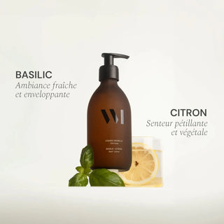 Liquide Vaisselle Verre Renforcé Basilic Citron 290ml | CQFD
