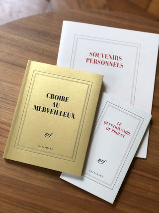 GALLIMARD - Carnet carré "Croire au merveilleux"