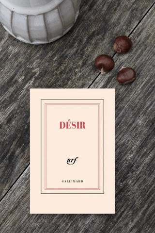 GALLIMARD - Carnet de poche "Désir"