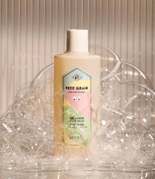 Offrez à votre peau le gel douche Petit Grain de Kerzon chez CQFD Avignon. Sillage néroli & fleur d'oranger, aloe vera bio. Made in France 320ml.