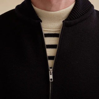 Gilet zippé Le Minor marine