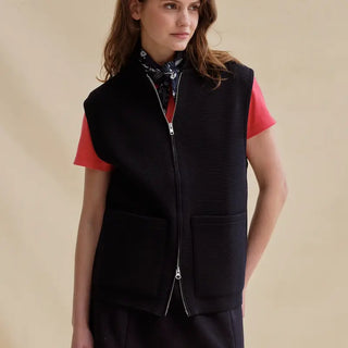 Gilet zippé Le Minor marine