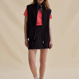 Gilet zippé Le Minor marine