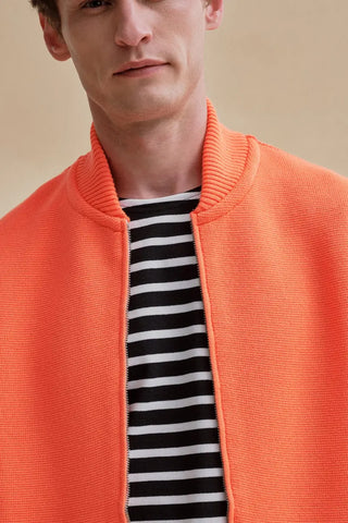 Gilet zippé Le Minor orange