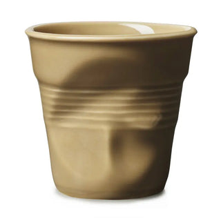 Gobelet capuccino 18cl Froissé Revol havane