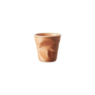 Gobelet espresso 8cl Froissé Revol terre de sienne