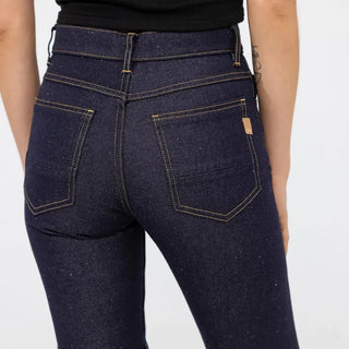 Jeans DAO Charlie Denim Lin demi slim taille haute