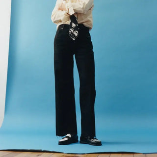 Jeans DAO Raph Crop Wide Taille Haute