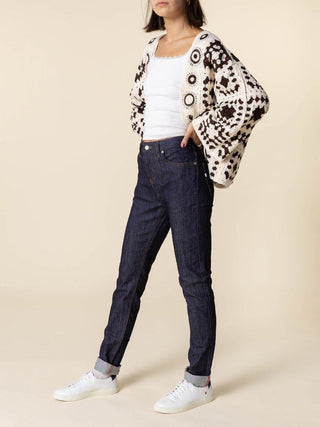 Jean Slim 204N 1083 Le Fuselé - Coton Bio Indigo Brut