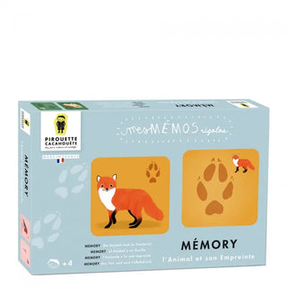 Jeu de Mémory Animaux et Empreintes