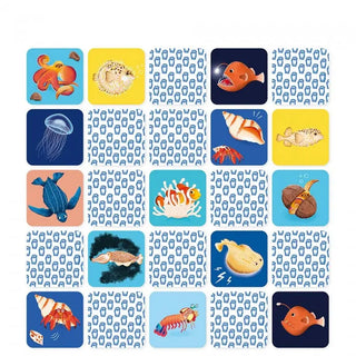 Jeu de Mémory Animaux marins et Super-pouvoirs