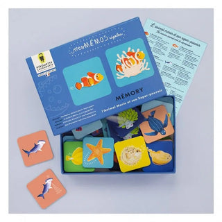 Jeu de Mémory Animaux marins et Super-pouvoirs