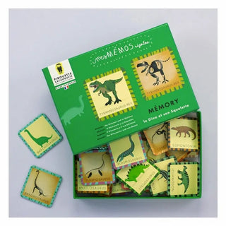 Jeu de Mémory Dinosaures et Squelettes