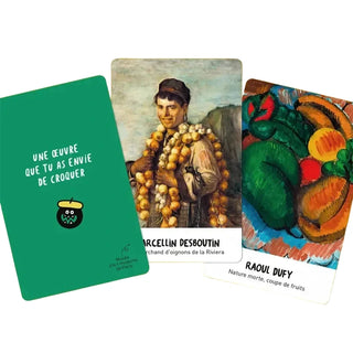 Découvrez le jeu La Bonne Œuvre de Minus Éditions chez CQFD Avignon. Cartes d'art et d'argumentation dès 8 ans avec Paris Musées, assemblé en France.
