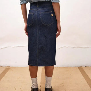 Jupe longue jeans brut DAO