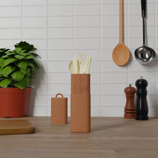 Kit de couverts réutilisables BINI cafe latte