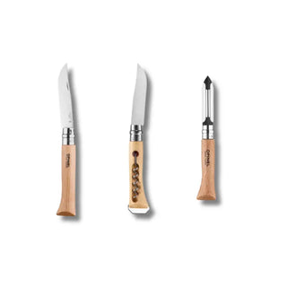 Kit de cuisine nomade avec tire bouchon décapsuleur Opinel