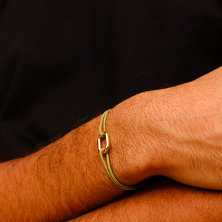 LE VENT A LA FRANCAISE - Bracelet Maillon plaqué or