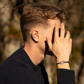 LE VENT A LA FRANCAISE - Bracelet Maillon plat 22mm plaqué argent