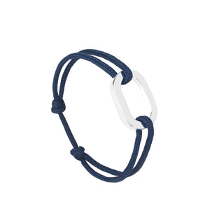 LE VENT A LA FRANCAISE - Bracelet Maillon plat 22mm plaqué argent