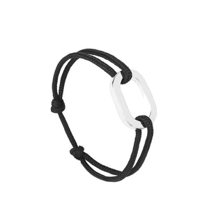 LE VENT A LA FRANCAISE - Bracelet Maillon plat 22mm plaqué argent