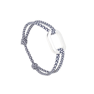 LE VENT A LA FRANCAISE - Bracelet Maillon plat 22mm plaqué argent