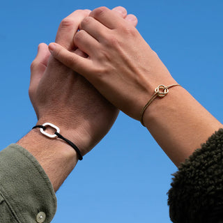 LE VENT A LA FRANCAISE - Bracelet Trèfle plaqué or