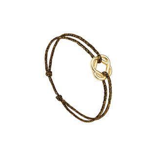 LE VENT A LA FRANCAISE - Bracelet Trèfle plaqué or