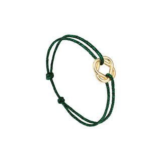 LE VENT A LA FRANCAISE - Bracelet Trèfle plaqué or