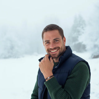 LE VENT A LA FRANCAISE - Bracelet Union 22mm plaqué argent