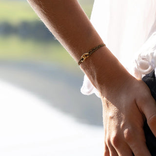 LE VENT A LA FRANCAISE - Bracelet Union plaqué or