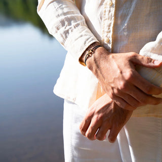 LE VENT A LA FRANCAISE - Bracelet Union plaqué or