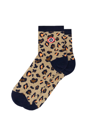 Craquez pour les chaussettes Lucie Léopard du Slip Français chez CQFD Avignon. Un motif tendance, un coton peigné ultra-confort et une fabrication 100% Made in France.