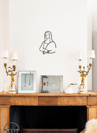 La Joconde – Décoration murale en acier The Line Art