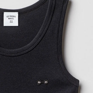 Le Véritable débardeur Marcel charbon