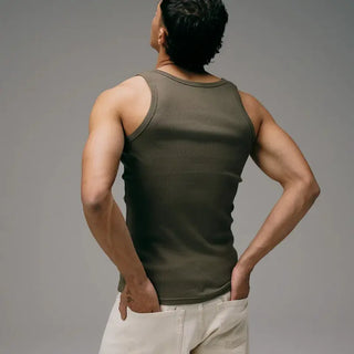 Le Véritable débardeur Marcel kaki Les Tricots Marcel