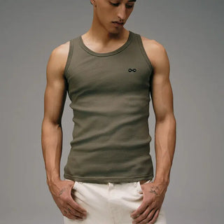 Le Véritable débardeur Marcel kaki Les Tricots Marcel