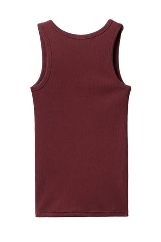 Le débardeur bordeaux Marcel Signature en coton Pima premium. Un coloris riche et chaleureux pour un style affirmé. Fabriqué localement à Roanne, signé CQFD !