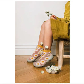 Les chaussons Collégien en coton Marguerite