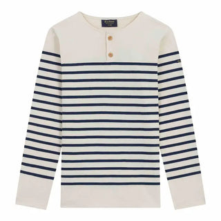 Marinière Le Minor pour homme col boutonné