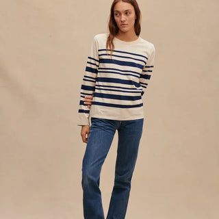 Marinière Pablo Le Minor pour femme marine