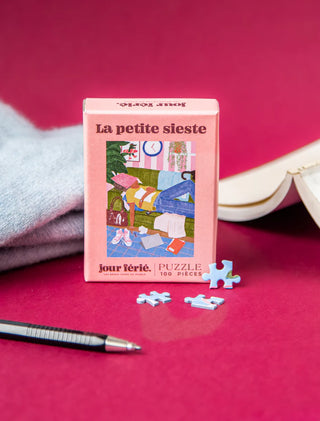 Mini Puzzle 100 pièces La Petite Sieste - Jour Férié | CQFD Avignon