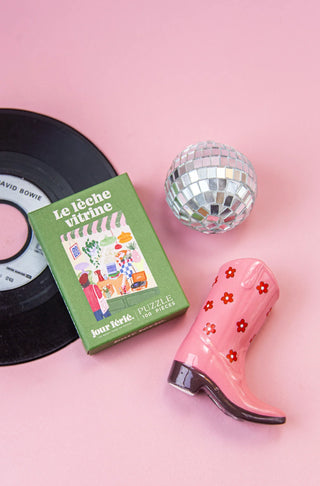 Mini Puzzle 100 pièces Le Lèche-vitrine - Jour Férié | Cadeau Déco