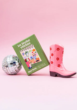 Mini Puzzle 100 pièces Le Lèche-vitrine - Jour Férié | Cadeau Déco