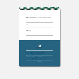 Découvrez le carnet de dessin A4 de Papier Tigre chez CQFD Avignon. Un papier premium 250g avec coton, fabriqué à Paris. Idéal pour gouache, feutre et croquis.