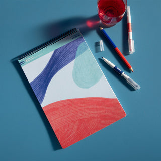 Découvrez le carnet de dessin A4 de Papier Tigre chez CQFD Avignon. Un papier premium 250g avec coton, fabriqué à Paris. Idéal pour gouache, feutre et croquis.